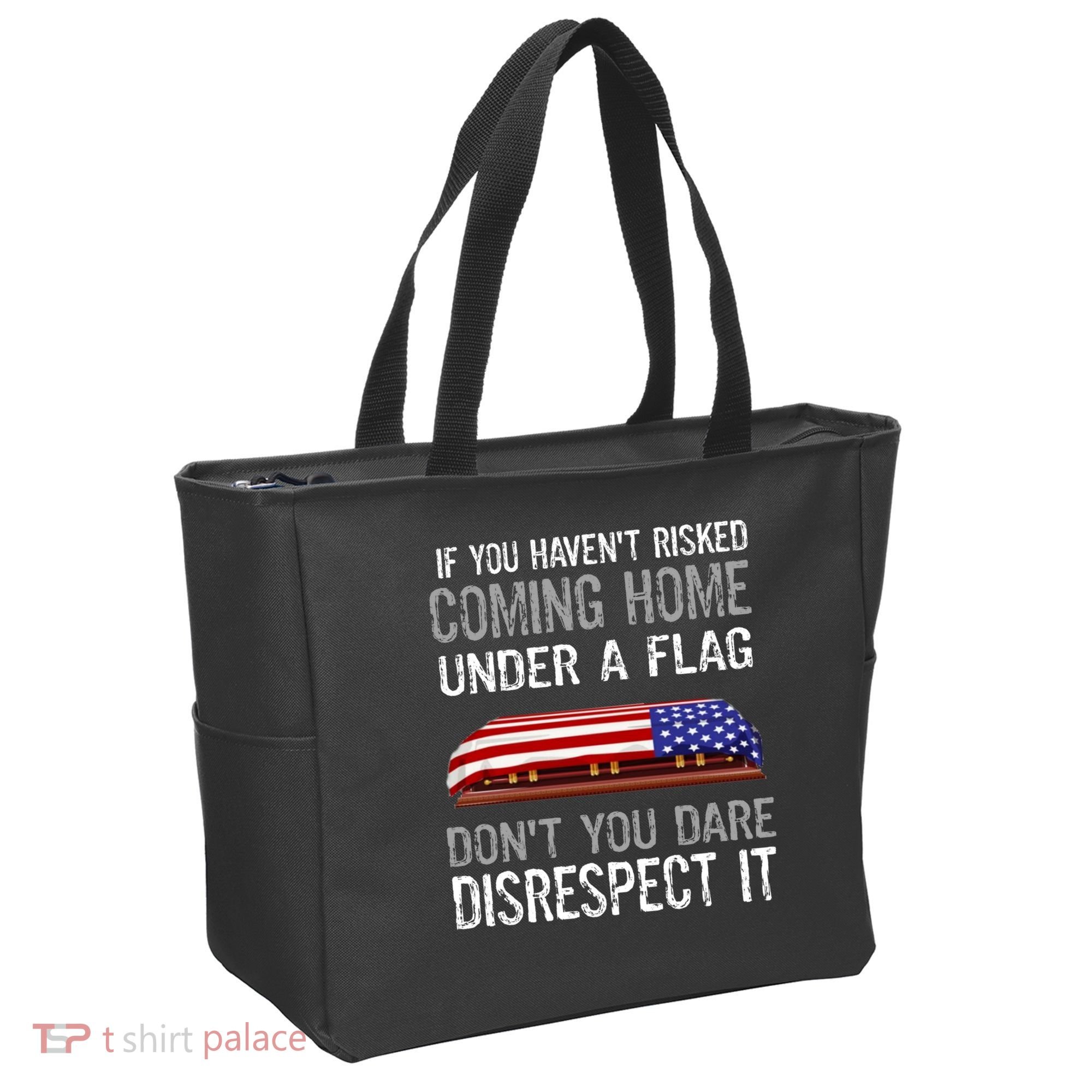 Don't Disrespect Our Flag Gift Tote Bag