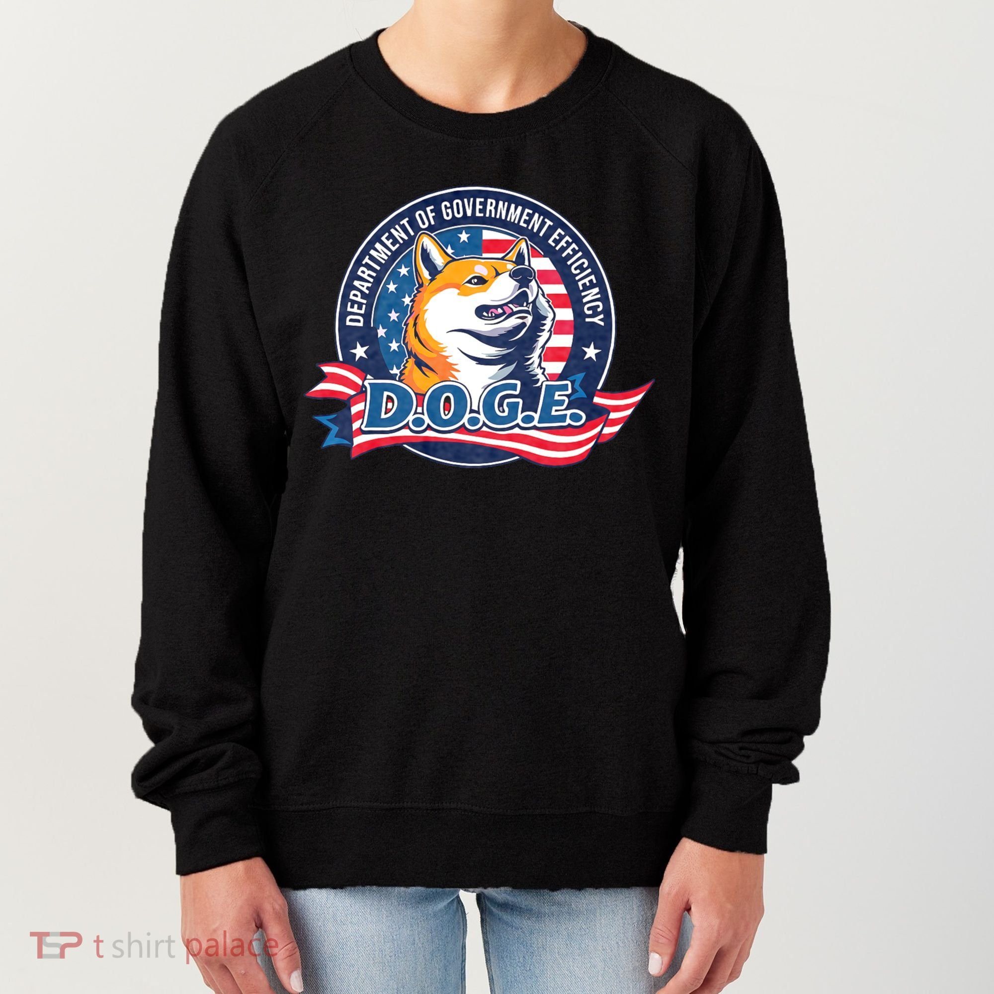 D.O.G.E Department Of Government Efficiency Doge Women's Sweatshirt