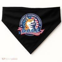 D.O.G.E Department Of Government Efficiency Doge USA-Made Doggie Bandana thumb 0