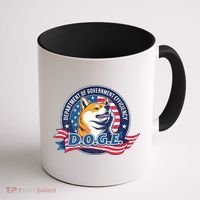 D.O.G.E Department Of Government Efficiency Doge Coffee Mug thumb 1