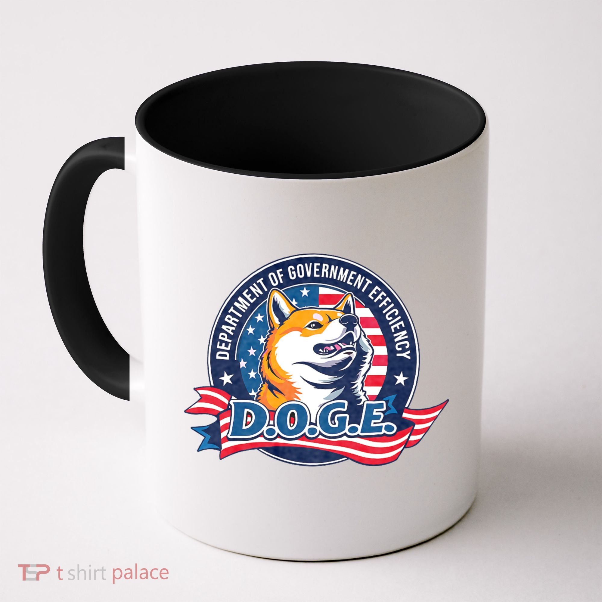D.O.G.E Department Of Government Efficiency Doge Coffee Mug