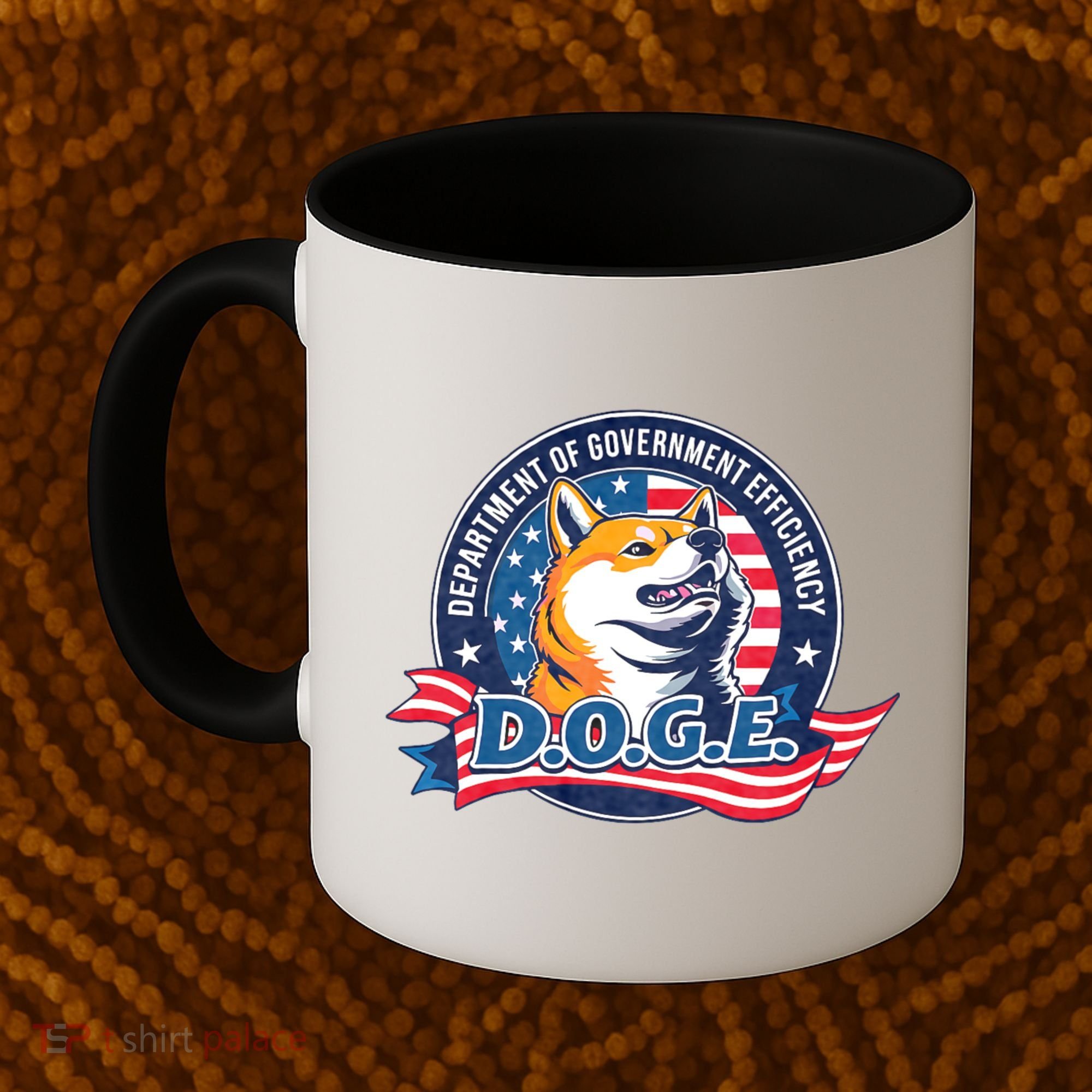 D.O.G.E Department Of Government Efficiency Doge Coffee Mug
