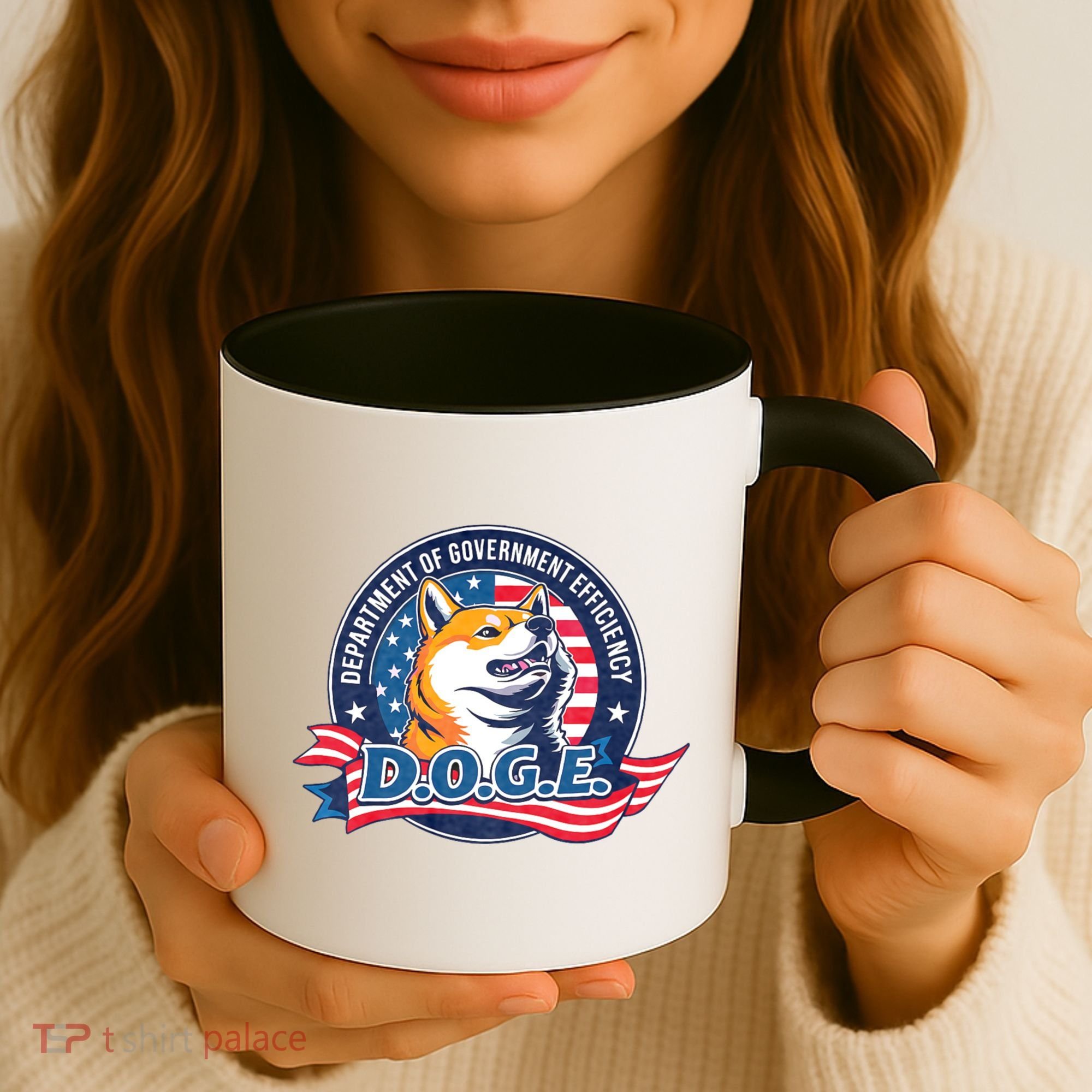 D.O.G.E Department Of Government Efficiency Doge Coffee Mug