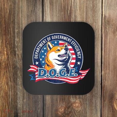 D.O.G.E Department Of Government Efficiency Doge Coaster