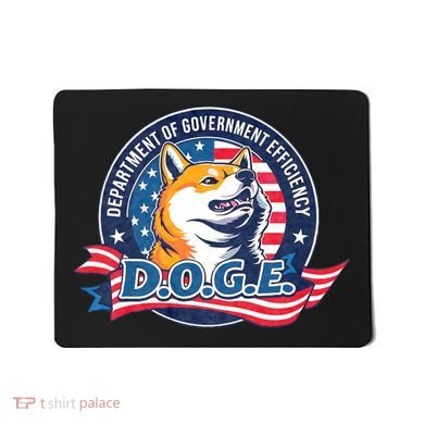 D.O.G.E Department Of Government Efficiency Doge Mousepad