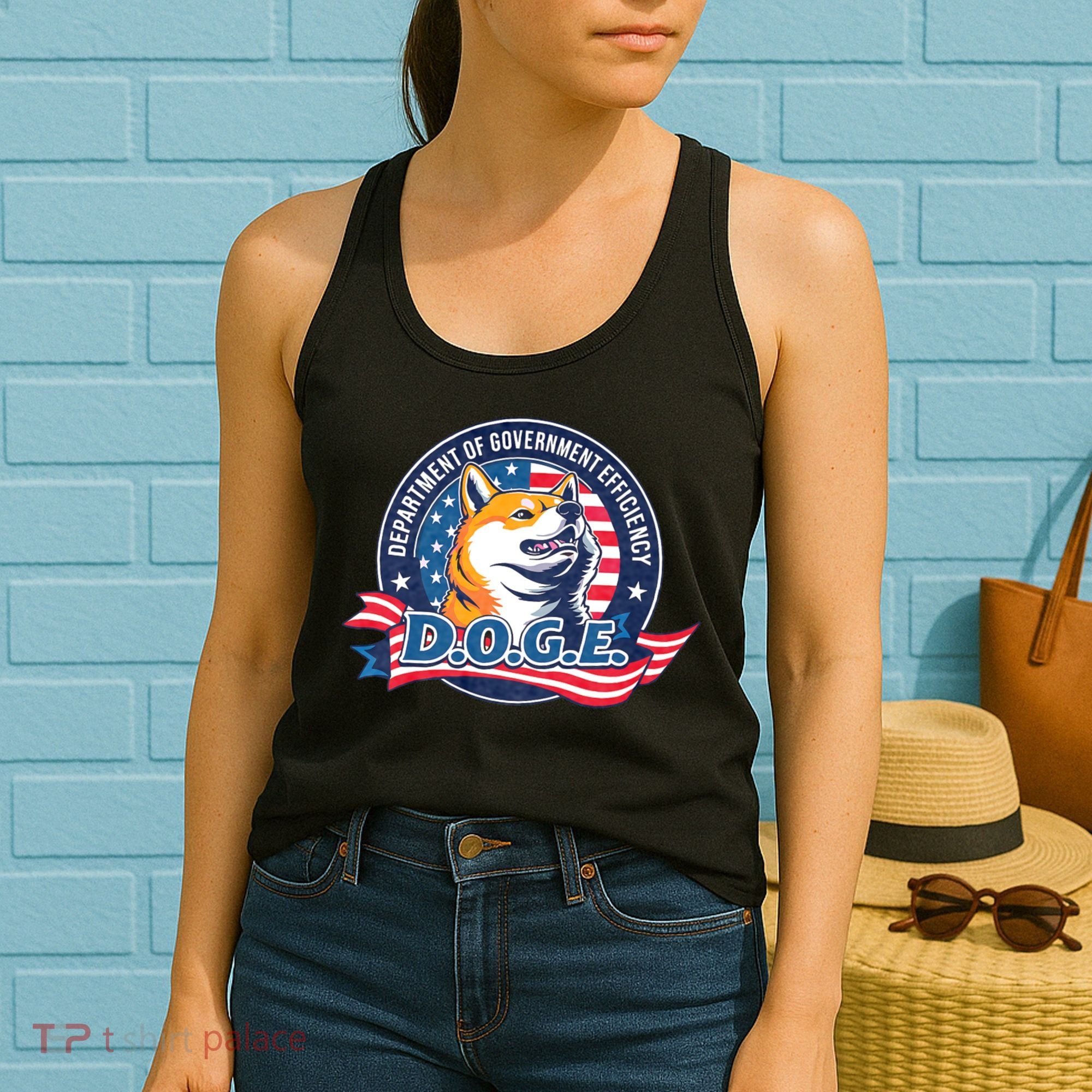 D.O.G.E Department Of Government Efficiency Doge Women's Tank Top