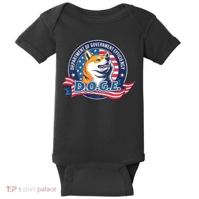 D.O.G.E Department Of Government Efficiency Doge Baby Bodysuit