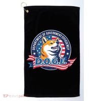 D.O.G.E Department Of Government Efficiency Doge Golf Towel thumb 0