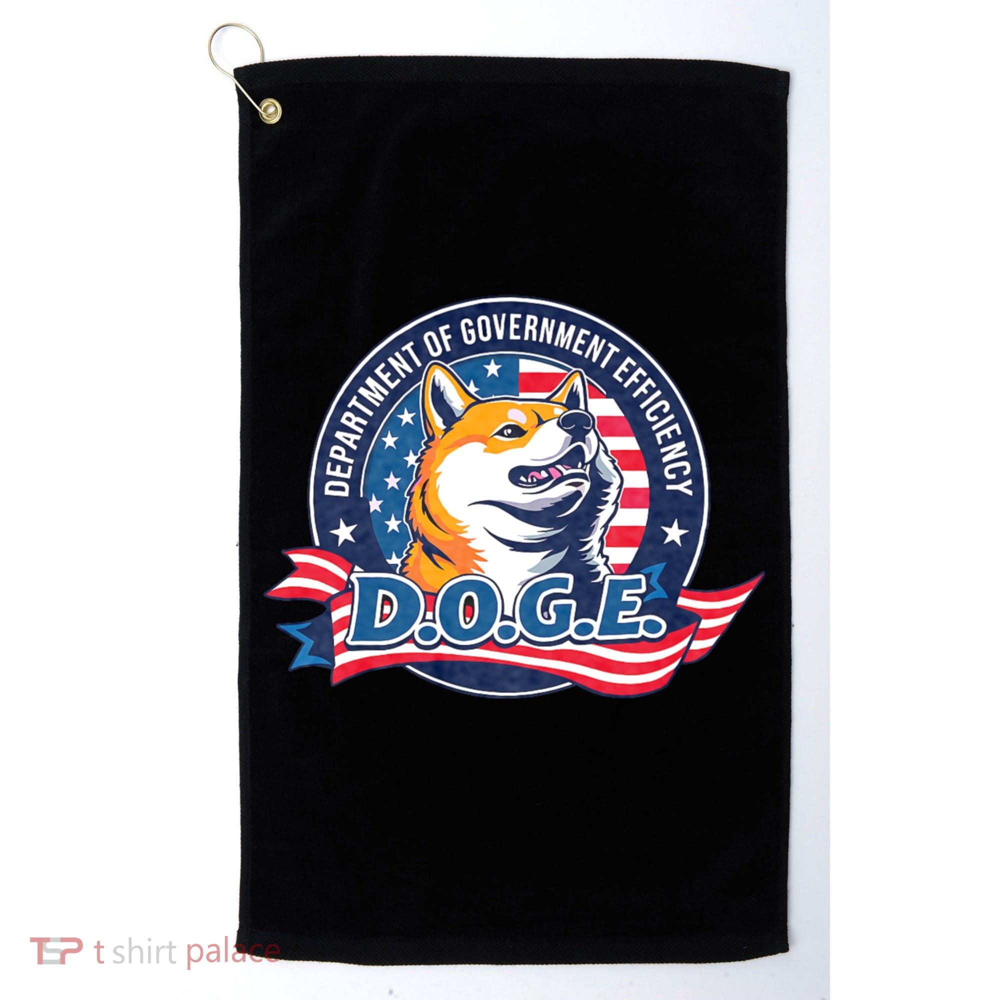 D.O.G.E Department Of Government Efficiency Doge Golf Towel