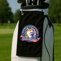D.O.G.E Department Of Government Efficiency Doge Golf Towel thumb 2