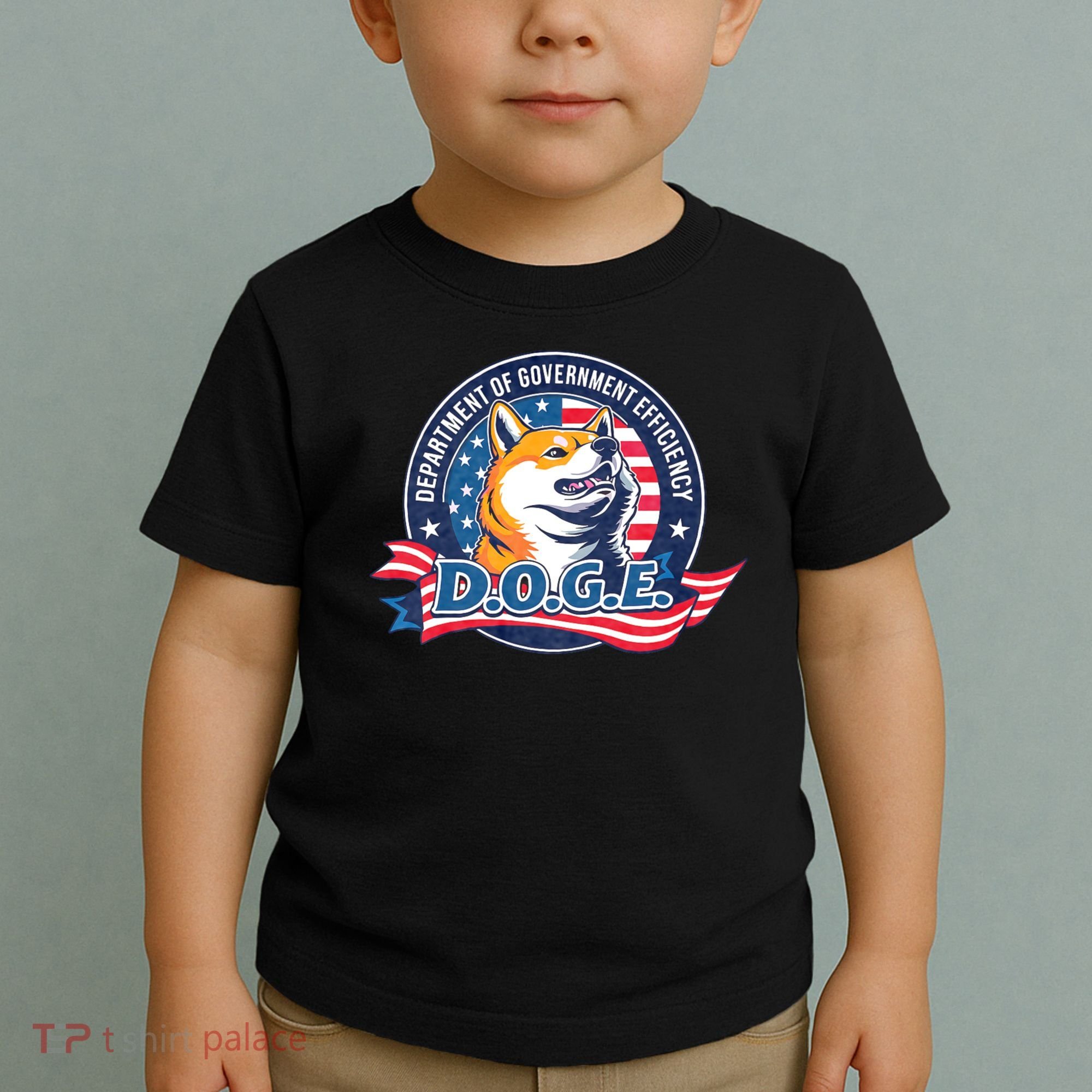 D.O.G.E Department Of Government Efficiency Doge Toddler T-Shirt