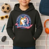 D.O.G.E Department Of Government Efficiency Doge Kids Hoodie thumb 2