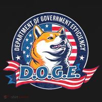 D.O.G.E Department Of Government Efficiency Doge Kids Long Sleeve Shirt thumb 2