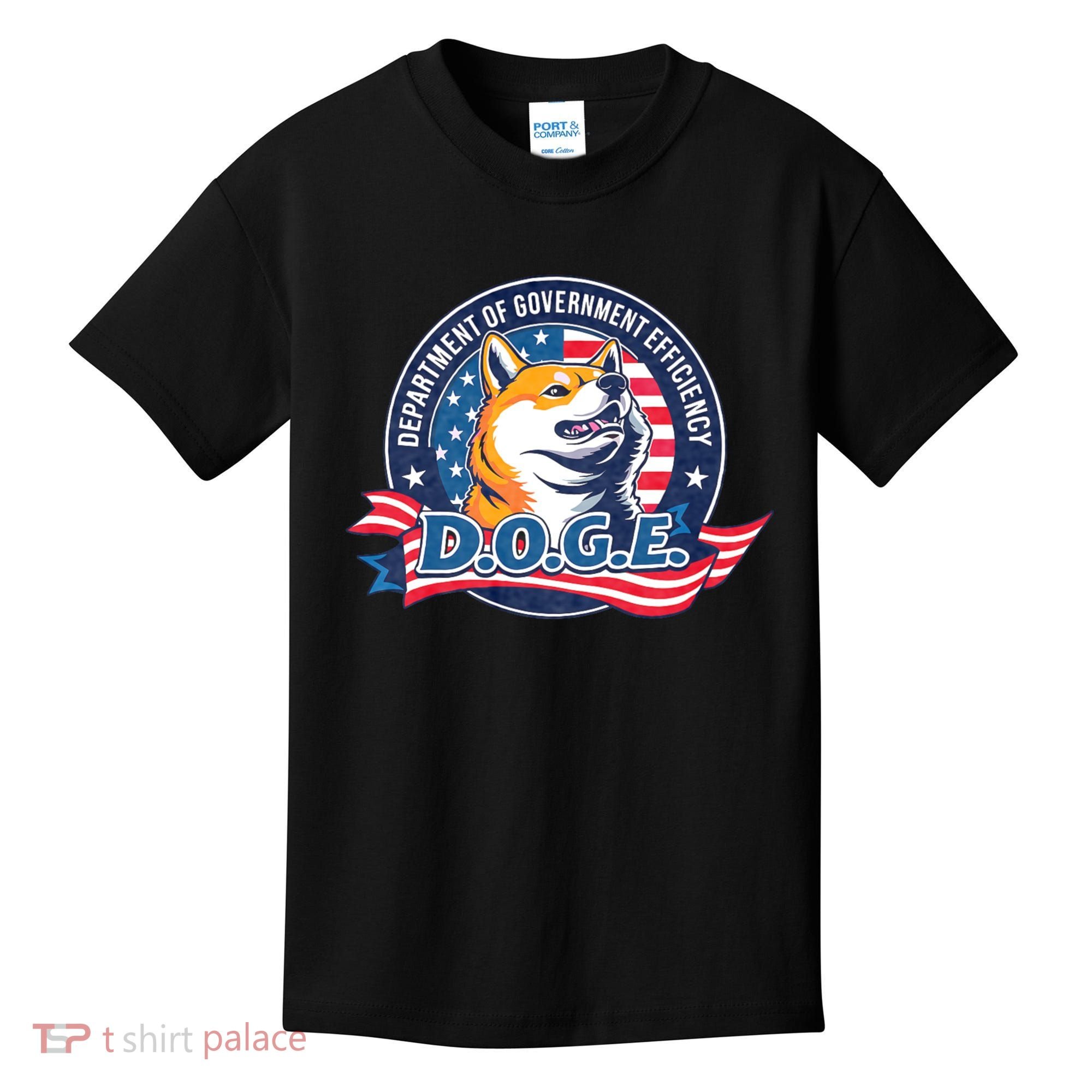 D.O.G.E Department Of Government Efficiency Doge Kids T-Shirt