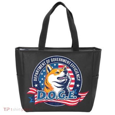 D.O.G.E Department Of Government Efficiency Doge Tote Bag