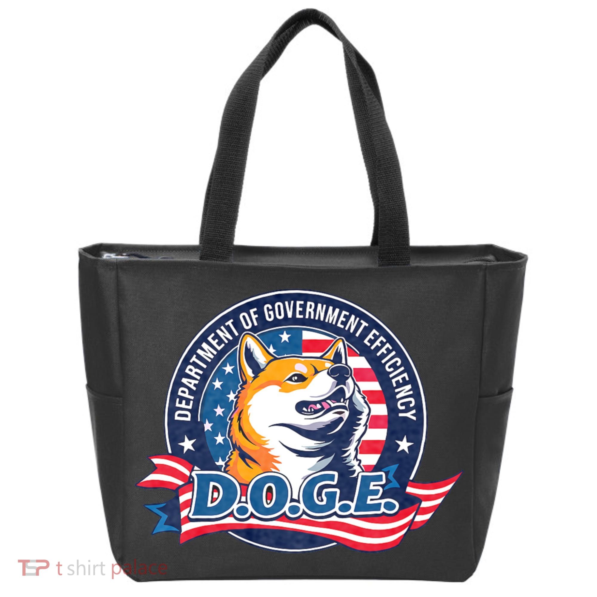 D.O.G.E Department Of Government Efficiency Doge Tote Bag