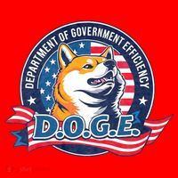 D.O.G.E Department Of Government Efficiency Doge Santa Hat thumb 1