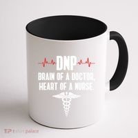 Dnp Doctor Of Nursing Practice Brain Rn Nurse Da1 Gift Coffee Mug thumb 1