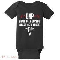 Dnp Doctor Of Nursing Practice Brain Rn Nurse Da1 Gift Baby Bodysuit thumb 0