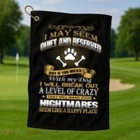 Dog Golf Towel thumb 1