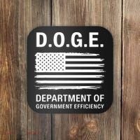 Doge Department Of Government Efficiency Gift Coaster thumb 0
