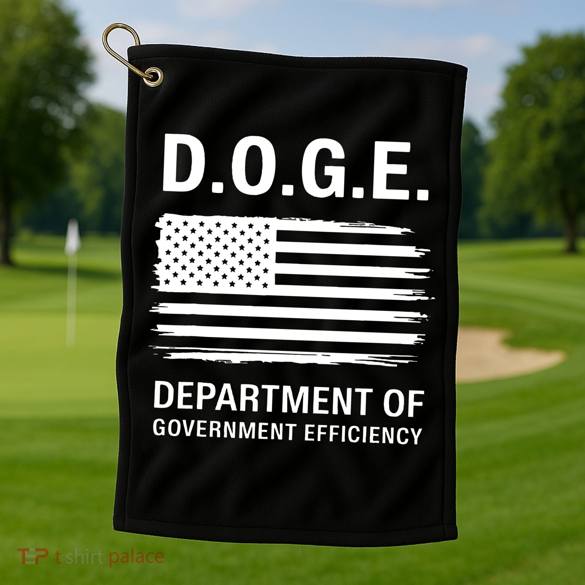 Doge Department Of Government Efficiency Gift Golf Towel