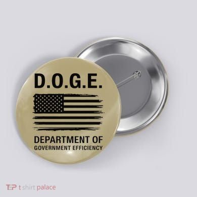 Doge Department Of Government Efficiency Gift Button