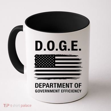 D.O.G.E Department Of Government Efficiency Doge Coffee Mug