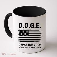 D.O.G.E Department Of Government Efficiency Doge Coffee Mug thumb 0