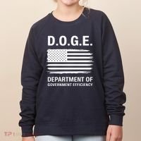 D.O.G.E Department Of Government Efficiency Doge Women's Sweatshirt thumb 0