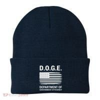 D.O.G.E Department Of Government Efficiency Doge Beanie thumb 0