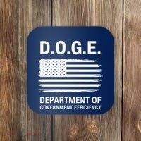 D.O.G.E Department Of Government Efficiency Doge Coaster thumb 0
