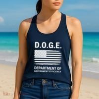 D.O.G.E Department Of Government Efficiency Doge Women's Tank Top thumb 2
