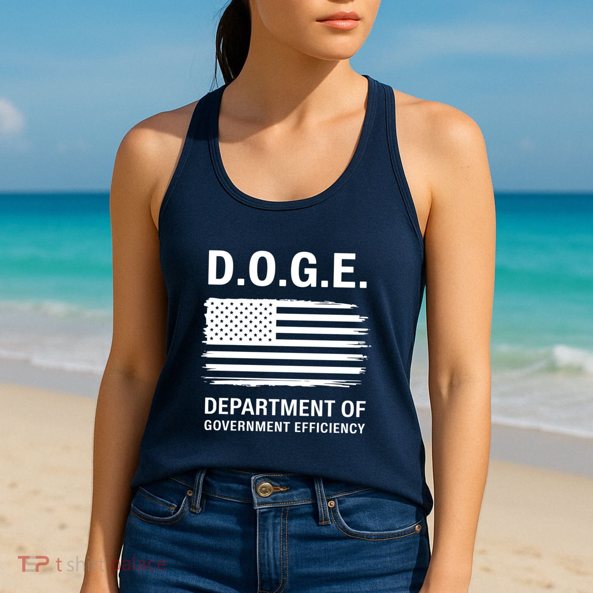 D.O.G.E Department Of Government Efficiency Doge Women's Tank Top