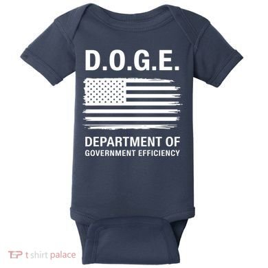 D.O.G.E Department Of Government Efficiency Doge Baby Bodysuit