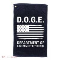 D.O.G.E Department Of Government Efficiency Doge Golf Towel thumb 0