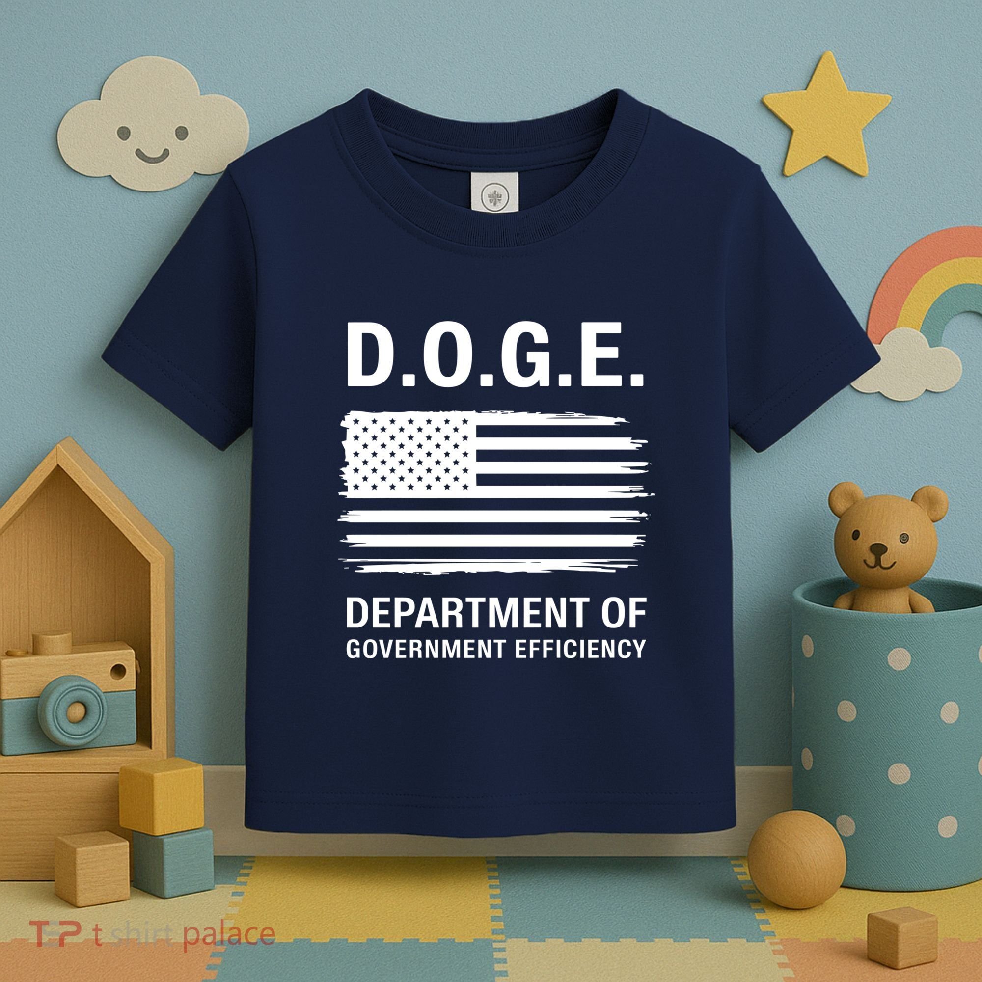 D.O.G.E Department Of Government Efficiency Doge Toddler T-Shirt
