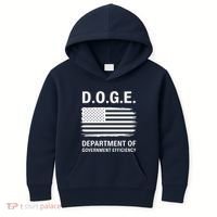D.O.G.E Department Of Government Efficiency Doge Kids Hoodie thumb 0