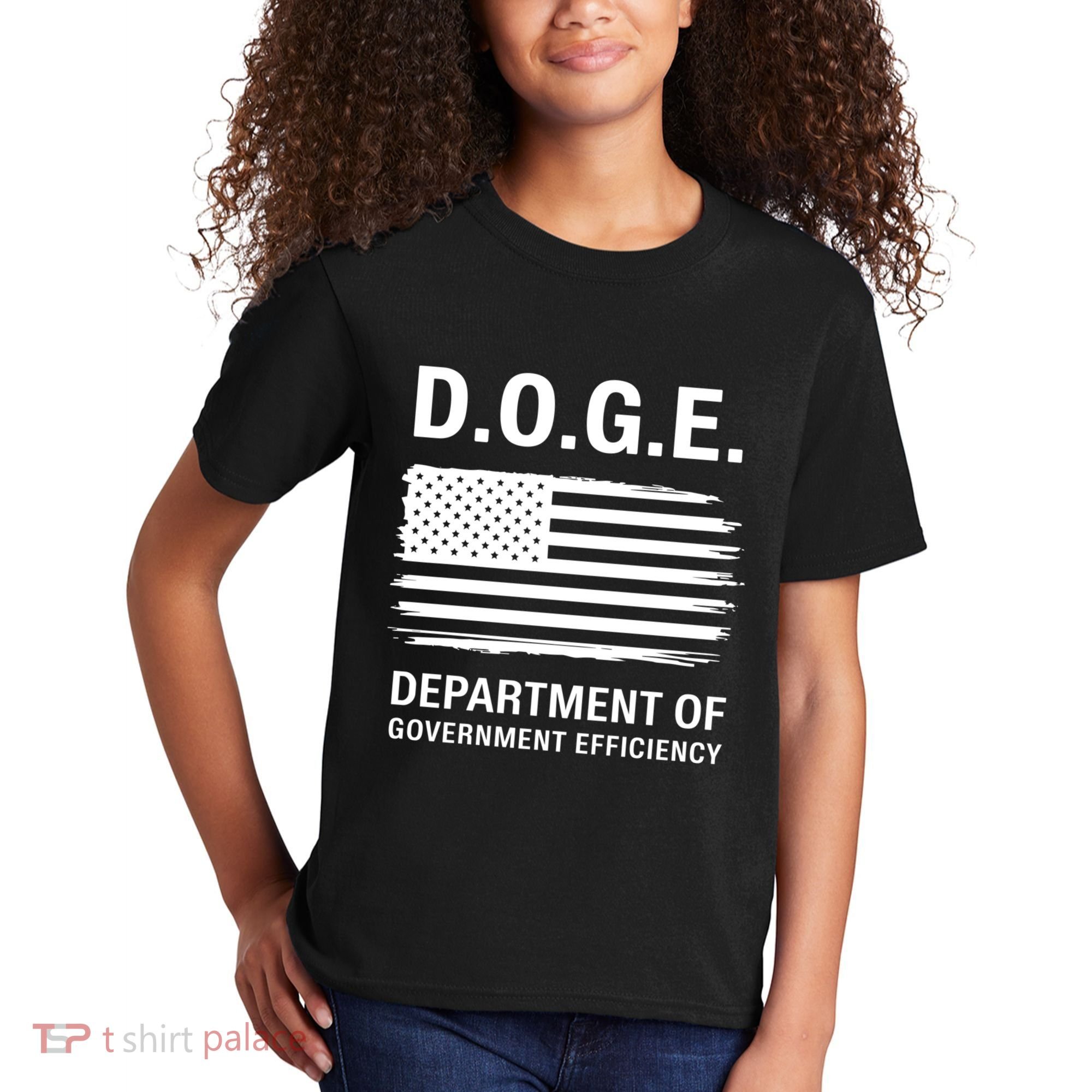 D.O.G.E Department Of Government Efficiency Doge Kids T-Shirt
