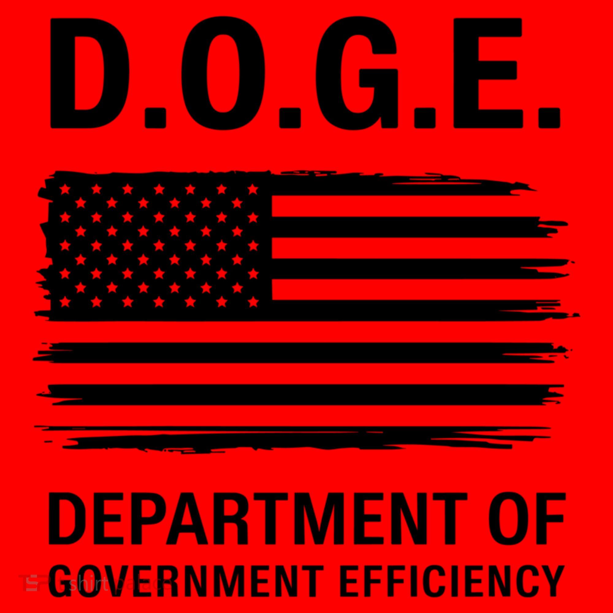D.O.G.E Department Of Government Efficiency Doge Santa Hat