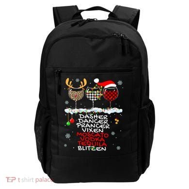 Dasher Dancer Prancer Vixen Moscato Vodka Tequila Blitzen Cool Gift Backpack