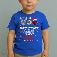 Dasher Dancer Prancer Vixen Moscato Vodka Tequila Blitzen Cool Gift Toddler T-Shirt thumb 2