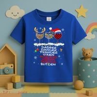 Dasher Dancer Prancer Vixen Moscato Vodka Tequila Blitzen Cool Gift Toddler T-Shirt thumb 3