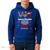 Dasher Dancer Prancer Vixen Moscato Vodka Tequila Blitzen Cool Gift Kids Hoodie thumb 4