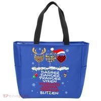 Dasher Dancer Prancer Vixen Moscato Vodka Tequila Blitzen Cool Gift Tote Bag thumb 0