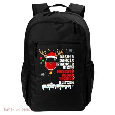 Dasher Dancer Prancer Vixen Moscato Vodka Tequila Blitzen Gift Backpack
