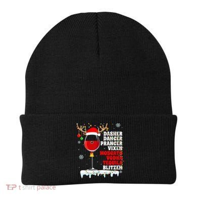 Dasher Dancer Prancer Vixen Moscato Vodka Tequila Blitzen Gift Beanie