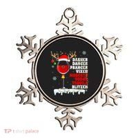 Dasher Dancer Prancer Vixen Moscato Vodka Tequila Blitzen Gift Ornament thumb 0