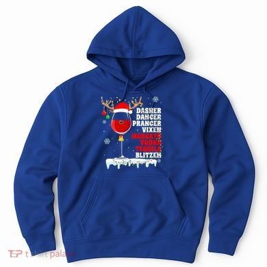 Dasher Dancer Prancer Vixen Moscato Vodka Tequila Blitzen Gift Hoodie