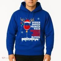 Dasher Dancer Prancer Vixen Moscato Vodka Tequila Blitzen Gift Hoodie thumb 2